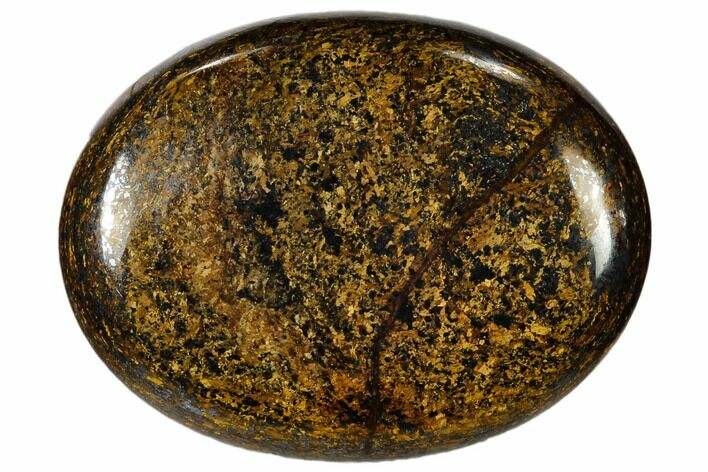 Polished Bronzite Pocket Stone - 1.8" Size - Photo 1